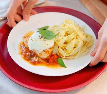 201705 pouletgratin mit tomaten und mozzarella
